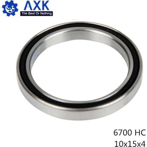 6700 Hybrid Ceramic Bearing 10*15*4 mm ABEC-1 ( 1 PC) Industry Motor Spindle 6700HC Hybrids Si3N4 Ball Bearings 3NC 6700RS