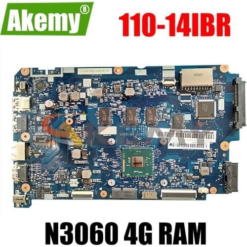 Akemy CG420 NM-A805 Is Suitable For Lenovo Ideapad 110-14IBR Laptop Motherboard CPU N3060 4G RAM Work