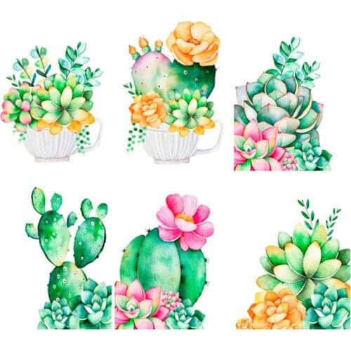 Succulent 5D Diamond Painting Sale Diamond Set Full Mosaic Green Plant Full Square Drill Diamond Embroidery for Home Art Decor