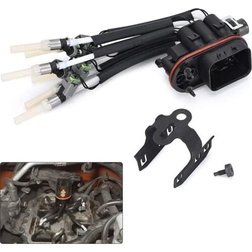 Car Spider Fuel Injector FJ503 W/Retaining Bracket SCPI To MPFI Compatible For Chevy Chevrolet 96-05 GMC GM V6 4.3L Gas