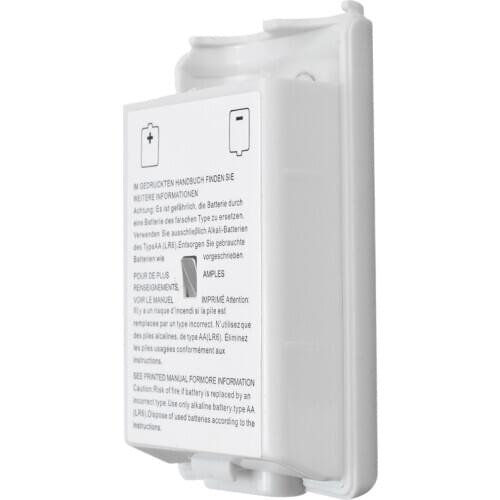 1pc White AA Battery Back Cover Holder Shell Case Suitable For XBOX 360 Wireless Controller