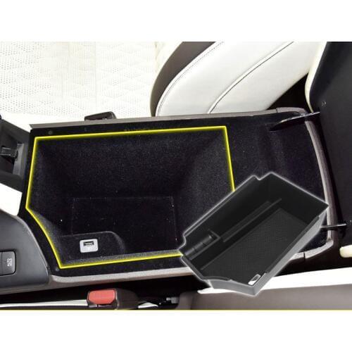 Car Central Armrest Storage Box Console Arm Rest Tray Holder Case Palle decoration car Accessories for Infiniti QX50 2018-2019