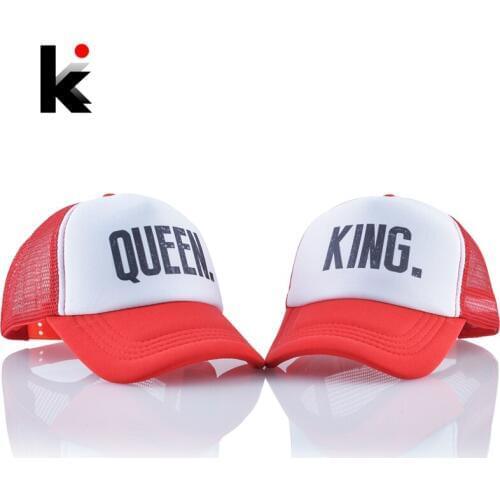 Children Baseball Cap Kids Summer Breathable Mesh Bones Fashion Letter King And Queen Snapback Caps For Boys And Girls Sun Hats