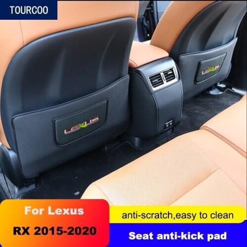 For Lexus RX300 2015-2021 Interior Rear Seat Anti-kick Pad Cover Central Console Armrest Protective Cover