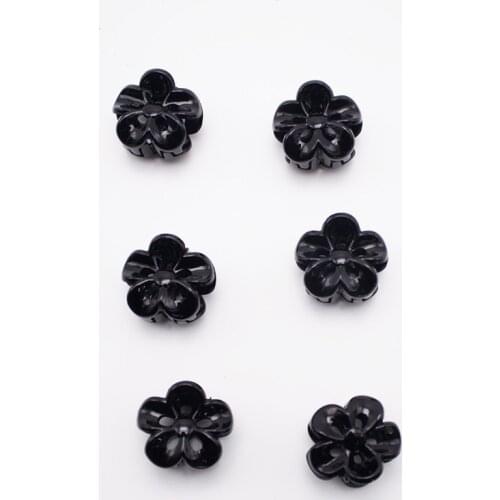 Lystrfac 6Pcs/Lot Mini Claw Hair Claws for Women Girls Cute Sweet Bangs Hairgrips Hair Clamps Hairpin Female Hair Accessories