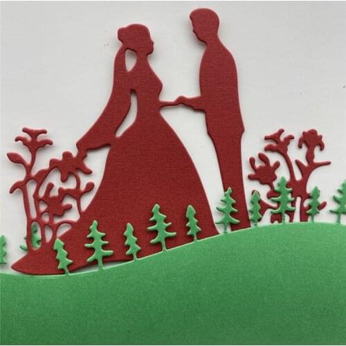 Metal Cutting Die Of Wedding Scrapbooking Mold Paper DIY Cards Postcard Handmade Craft Stencil Album Handcraft Embossing Moulds