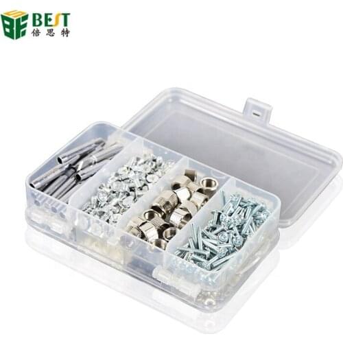 Multi-Function Big Capacity Component Parts Mobile Phone Parts Box PVC Plastic BOX Double-Deck Storage Design Storage Box
