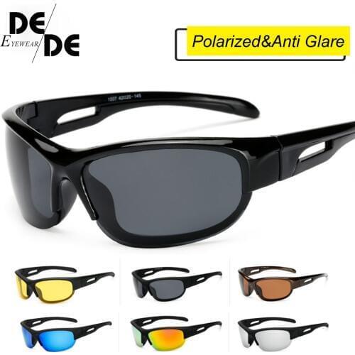 Polarized Sunglasses Men Brand Design Driving Sun glasses Square Night Vision Glasses For Men High Quality UV400 Shades Eyewear