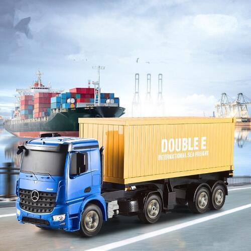 New High quality 2.4GHZ big remote control Container Truck toy E564 Speed transmission car toy kid best gift toy educational toy