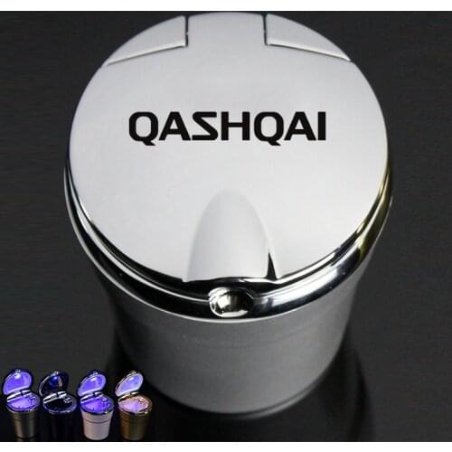 Cleansing oil collection cup For Nissan Qashqai Car Ashtray with LED and creativity with logo car ashtray ash collector