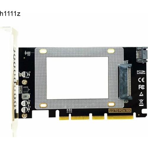 NEW PCI-E Riser PCIE3.0 X4/X8/X16 to U.2 SFF-8639 Adapter PCIe to U2 Card M.2 NGFF 2.5" SSD to PCI-E X16 for Intel NVMe PCIe SSD