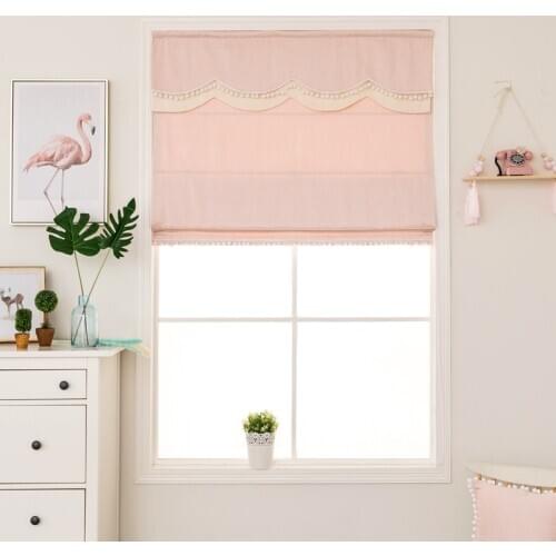 Roman Blinds Window Curtains Blackout Or Light Filtering Fabric Model RM07 Designs Manual Chain Control Customize Size Finished