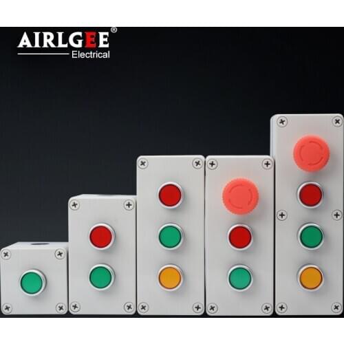 With light button switch high-end heightened button box TYX series ABS waterproof junction box switch control box 22 holes