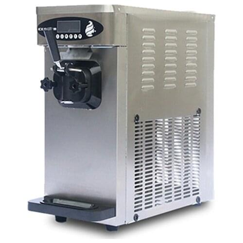 Counter Top Soft Ice Cream Machine 1 Flavor Ice Cream Roll Maker Yogurt Making Vending Machine for Sale