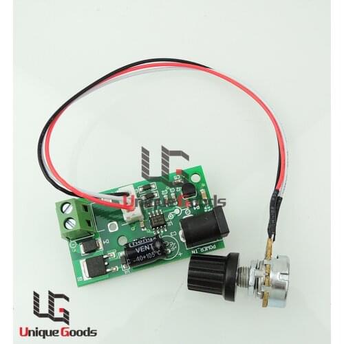 PWM DC Motor Speed Control 6V 12V 24V 3A 80W Adjustable Motor Speed Driver