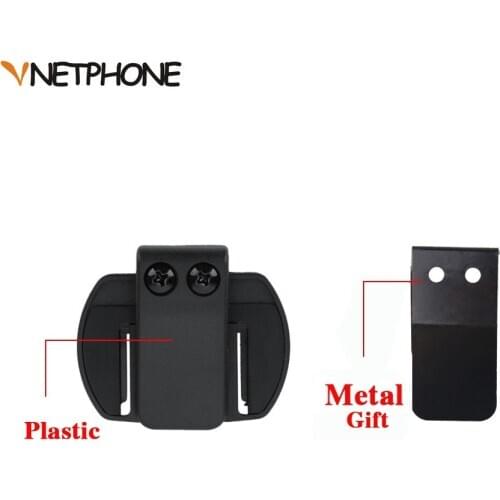 Vnetphone metal gasket +Clip Bracket Suitable for V6 V4 intercom Motorcycle BT Interphone helmet bluetooth headset intercom