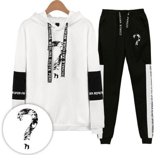 High Quality 2019 New arrival XXXTentacion Hoodies Sweatpants Loose Casual Men/Women Hip Hop Hot Sale XXXTentacion Sets