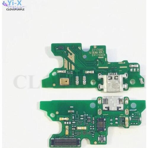 1PCS New Micro Dock Connector USB Charging Charger Port Flex Cable for Huawei Honor 6X Repair Parts