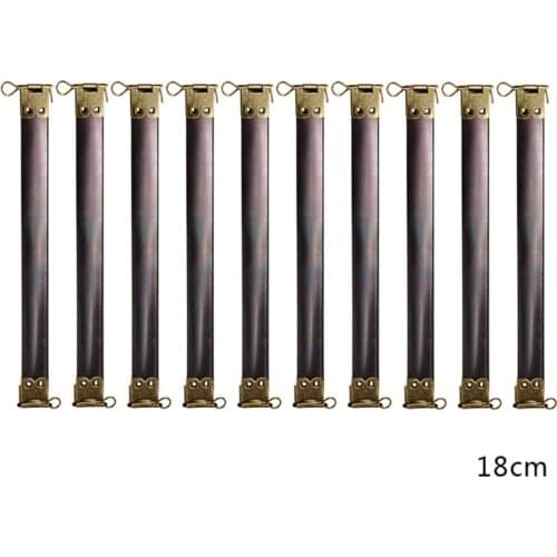 10Pcs Metal Internal Flex Frame Bronze Kiss Clasp for DIY Craft Coin Purse Bag
