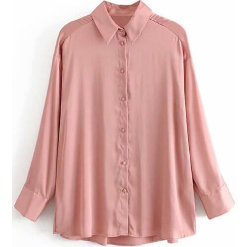 Aachoae Womens Silk Shirts