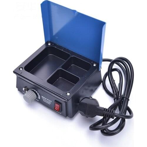 Automatic temperature control Three Groove wax Melting Machine Dental Wax Pot 110V or 220V