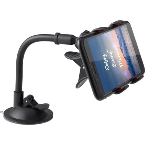 360 Degree Rotation Lazy Non-slip Windshield Car Mount Holder Bracket Stand GPS Mobile Phone Navigation Hot Sale