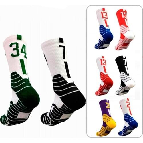 Basketball Socks Professional Super Star Elite Thick Sports Socks Non-slip Durable Skateboard Towel Bottom Socks Stocking