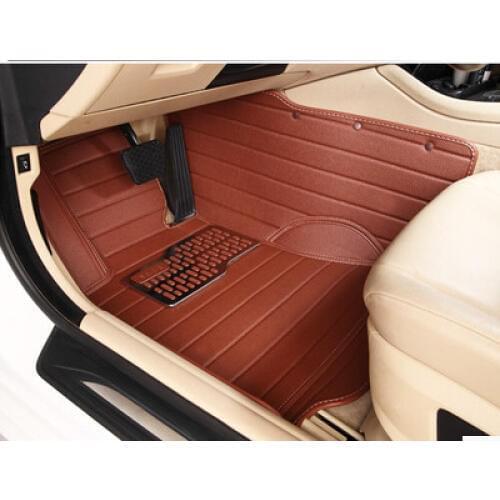 CHOWTOTO Custom Special Car Floor Mats For Mitsubishi Pajero Sport 7seats Durable Carpets For Pajero 7 Seats Carmat Foot Mat