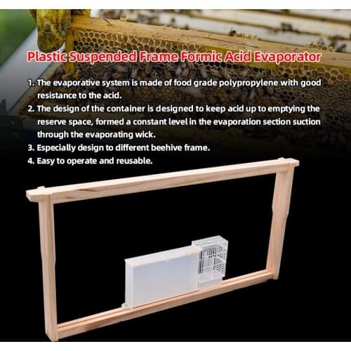 Beehive Formic and Acetic Acid Dispenser Formic Acid Evaporator for Beehive Mite Killing Beekeeping Tool