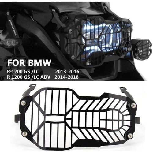 For BMW R1200GS R 1200 GS Adventure 2013-2018 Motorcycle Accessories Headlight Protector Guard Lense Cover Water Cooled Models