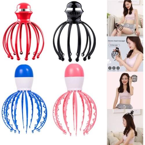 12Claws Electric Head Massage Claw Vibration Massage Relax the Scalp Relieve Fatigue All-Round Massage Relief Head Stimulation