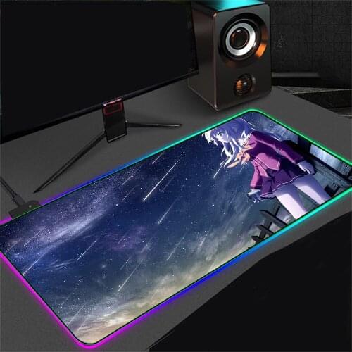 MairuigeRGB LED Gaming Mouse Pad Mouse Keyboard Table Mat Non-slip Rubber Gaming Mouse Pad Player Table Mat Top Quality 40X90CM