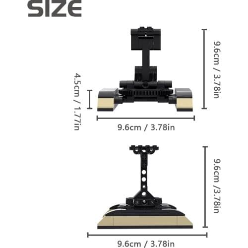 MOC Bracket (only Bracket) Is Suitable for 75281 Building Block Toy Model Weapon Bracket Display Stand Building Block DIY Toy