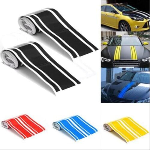 Car hood car sticker Modified racing stripes vinyl body sticker pull flower