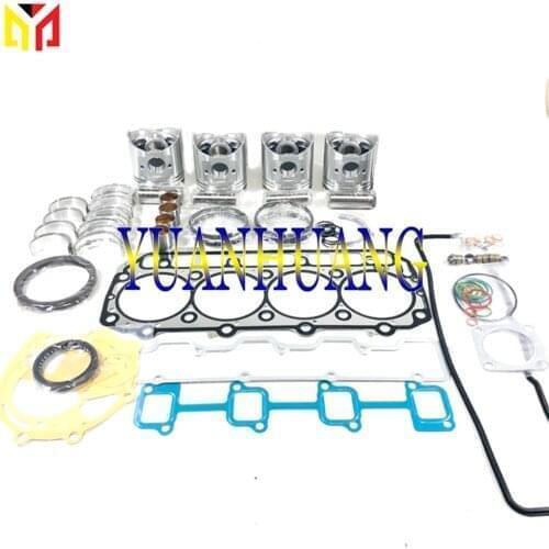 Oversized +0.25 Piston & Ring 4TNE94 Engine Rebuild Kit Overhual Repair Gasket Set For Yanmar & John Deer Tractor