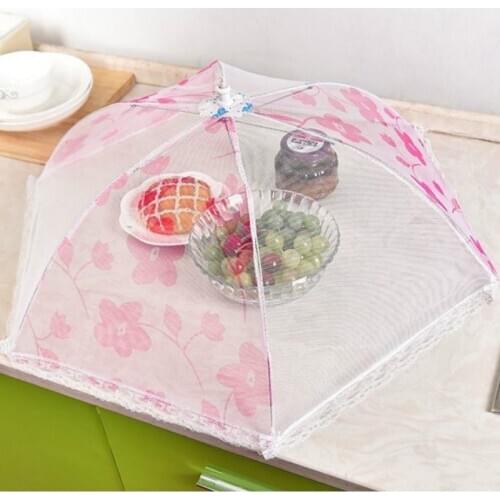 2020 New Fashion Lace Mesh Folding Dish Cover Dish Cover Cover Table Cover Meal Cover