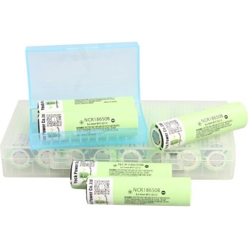 Rechargeable 18650 battery lithium batteries li-ion 3400mah 3.7V ncr18650b ION akkumulator Russian Warehouse Fast delivery