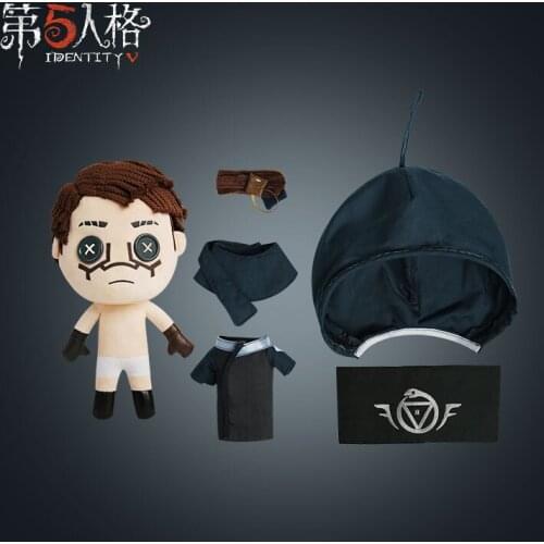 Game Identity V Survivor Eli Seer Clark Plush Doll Stuffed Toy Original Skin Plushie Change suit Dress Up Clothes Cosplay Gift