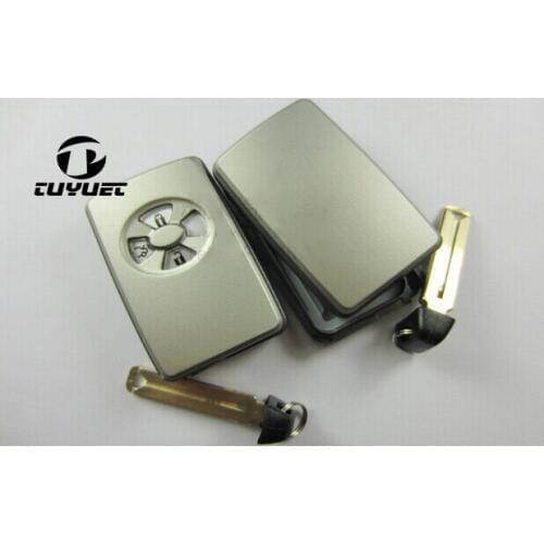 Brand New Replacement Shell Smart Remote Key Case Fob 3 Button For Toyota Avalon With Uncut Blade