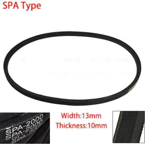 SPA 900 932 950 13mm Width 10mm Thickness Rubber Groove Cogged Machinery Drive Transmission Band Wedge Wrapped Vee V Timing Belt