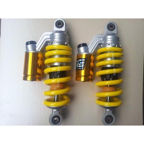 11mm spring universal 1pair 240mm 260mm motorcycle shock absorber suspension for Honda Msx125 ATV quad motorbike yellow