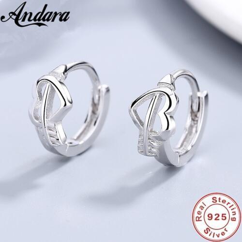 High Jewelry 925 Sterling Silver Earrings Cupid Heart Earrings Earrings Engagement Wedding Gift for Daughter