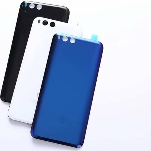 Xiaomi6 Mi6 Real Housing For Xiaomi Mi 6 Glass Battery Cover Repair Back Door Phone Rear Case + Camera Lens Logo Sticker