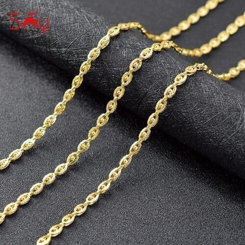 Sunny Jewelry Ethnic Jewelry Link Chain Necklace For Women Flower Necklace Copper Jewelry For Party Anniversary Jewelry Findings