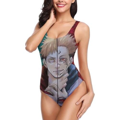 Women 2021 Exotic Bikinis Jujutsu Itadori Yuji (2) Women Swimsuit One Piece Swimwear Anime Cartoon Kawaii Beach wear For Women