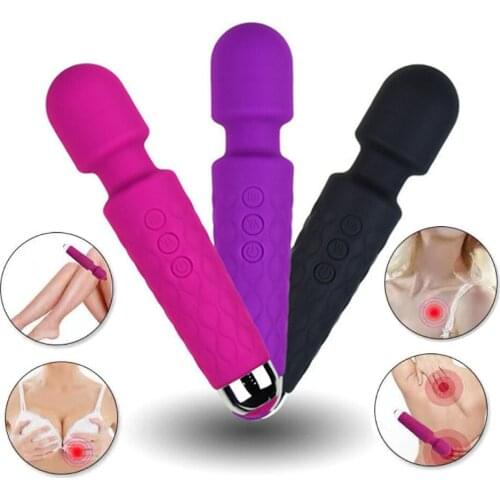 Women Masturbation Vibrator Charging AV Massage Stick Strong Earthquake Rechargeable Clitoris Jumping Egg Adult Sex Toy Product