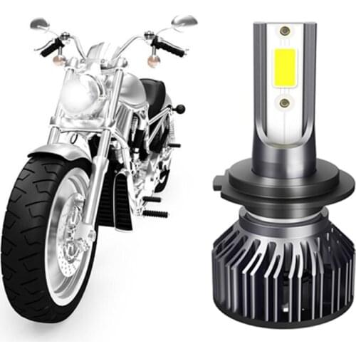 1PC Motorcycle Headlamp LED H4 H7 H11 H1 Lamp Fog Lights Led Bulbs Front Light Headlamp for Moto Spotlights White 6000K