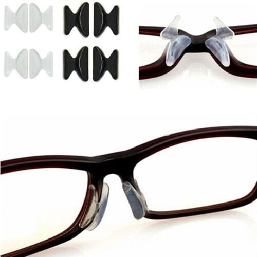 100 Pair Silicone Sticker Stick Anti-Slip Nose Pads for Eyeglass Sunglass Glasses