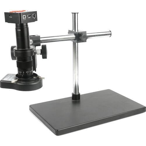 21MP 1080P 60FPS HDMI USB Industrial Microscope Camera 180X/300X C-Mount Lens 144 Led Light For Phone PCB Repair