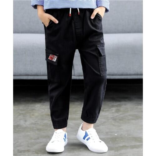 27Kids Black Trousers For Boys